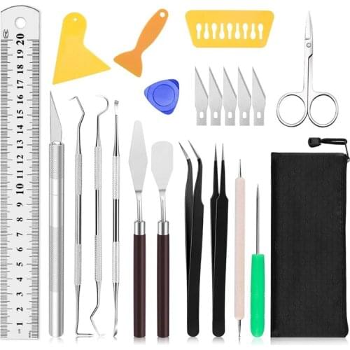 22PCS Craft Weeding Tools Set,Precision Vinyl Weeding Tool Kit for Silhouettes,Lettering,Cutting,Splicing