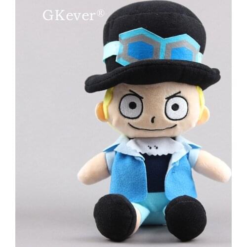 23 cm Japan Anime One Piece Sabo Plush Toys Doll Peluche New Arrivals One Piece Soft Stuffed Dolls Baby Kids Birthday Gift 2020