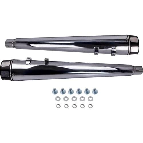 4" Megaphone Muffler Exhaust Slip ons for Harley Touring Roadking Exhaust 95-16