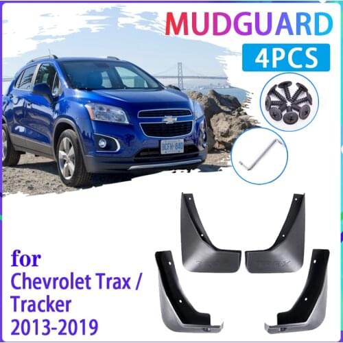4 PCS Car Mud Flaps for Chevrolet Trax Tracker 2013~2019 2014 2015 2016 Mudguard Splash Guards Fender Mudflaps Auto Accessories