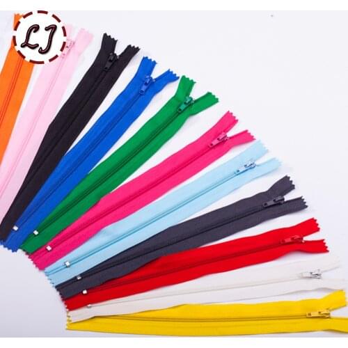 6pcs/lot close-end zipper 20cm black white short cushion Skirt Hidden Zipper DIY for sewing/Garment accessories, 3# Nylon