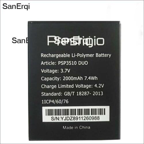 10pcs 2000mAh PSP3510 DUO battery For Prestigio Wise G3 PSP3510 DUO phone battery