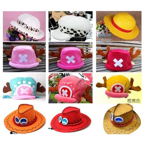 Anime One Piece Cosplay Tony Chopper Plush Cotton Cap Hat, Tony 2Years after VER Hat