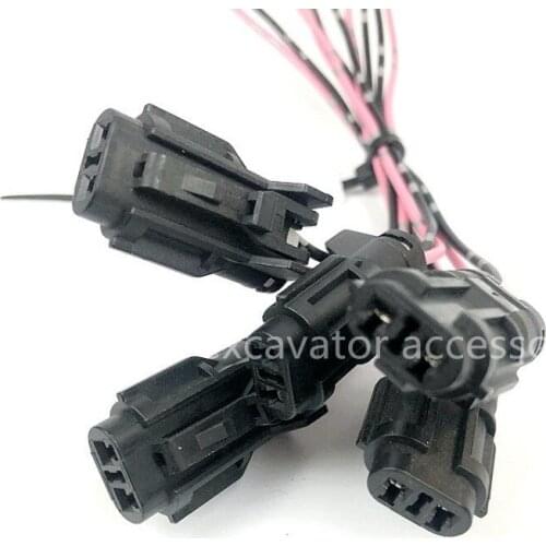 Free shipping Case Sumitomo SH200 210 240 350A5 rotary solenoid valve plug pilot rotary solenoid valve joint excavator parts