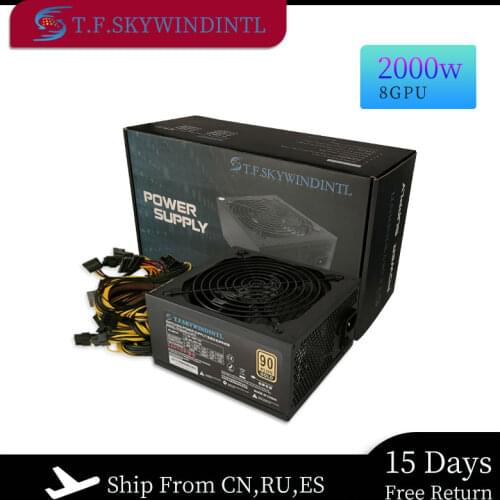 T.F.SKYWINDINTL PSU 2000W блок питания bitman 2000W ATX Mining Power Supply ספק כוח למחשב fonte de alimentação pc блок питания