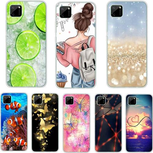 6.5" Case For Realme C11 Back Cover Silicon Shockproof TPU Phone Bag For OPPO Realme C11 C 11 RealmeC11 2020 Global Version Case