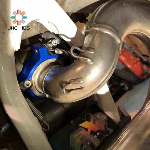 For Ktm 250 300 XC SX XCW Six Days TPI For Husqvarna 250 300 TE TC TX TC250 TX300 Exhaust Flange Guard Tip Muffler Pipe Clamp