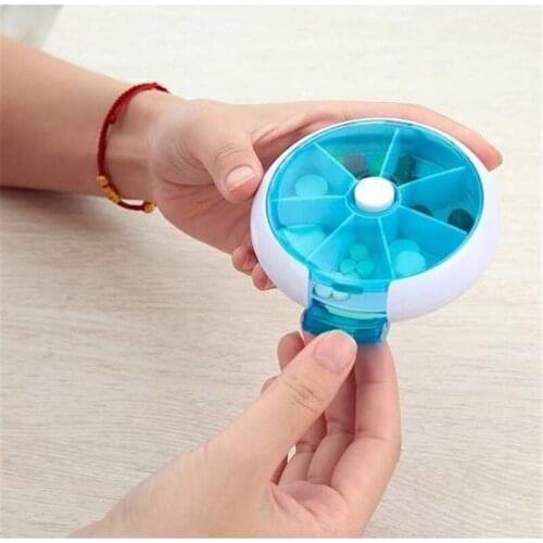 7 Grid Compartment Travel Pill Box Seal Organizer Tablet Medicine Storage Dispenser Splitters Pill Case Holder Health Care Mini