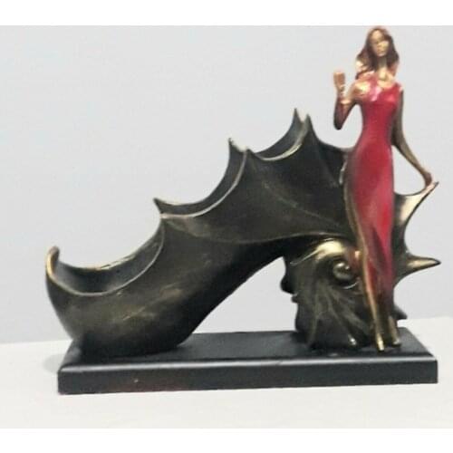 Custom Design Lady Wine Holder Authentic Restaurant Supplies Bar Supplies Bar Wine Holder Bottle Holder