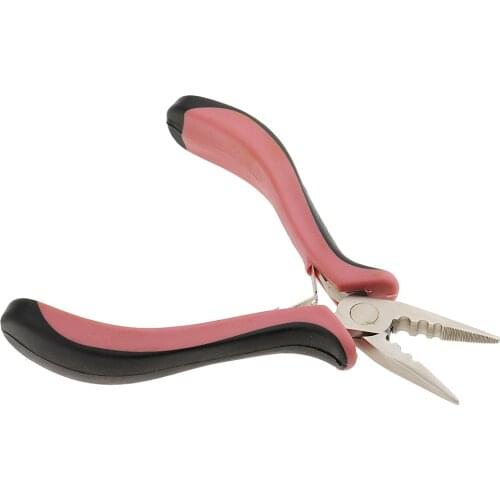Hair Extension Remove Pliers + Pulling Hook Tool Kits for Silicone