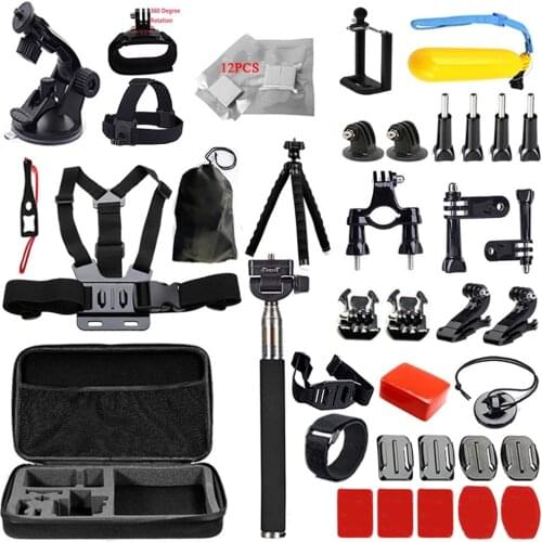 49PCS/29PCS Chest Strap Mount Belt for Gopro Hero Action Camera Chest Mount Harness for SJCAM Sport Cam Fix Camera Accessories