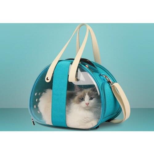 Portable Carrier Bag Carrier Handbag Cat Travel Bag EVA Breathable Folding Shoulder Bags for Small Dog Pet Supplies