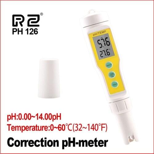 RZ New Protable LCD Digital Ph tester water Pen meter intrumentos garden hydroponics Wine Urine Aquarium Pool Water PH126