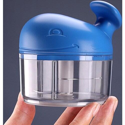 Kitchen mini manual garlic rammer cutter meat cutter hand held press mortar and pestle garlic press