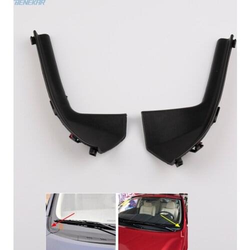 Benekar Front Windshield Wiper Side Trim Cover Water Deflector Cowl Plate for Nissan Tiida