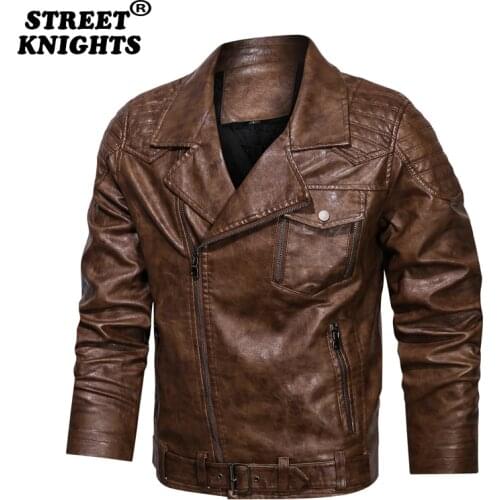 Street Knights Men's Faux Leather Jackets