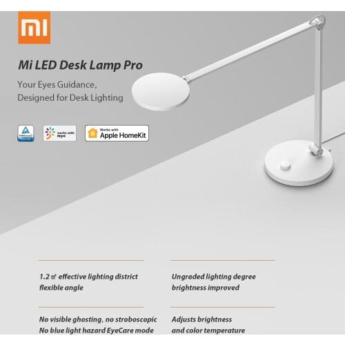 Xiaomi Mi LED Desk Lamp Pro Smart Eye Protection Table Lamp Dimming Lamp Reading Light Fexiable For Home Office With Mi Home App