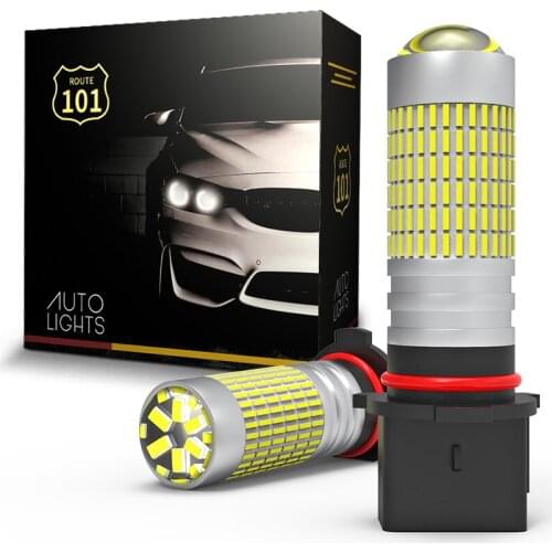 Route101 P13W PSX26W LED Fog Lights DRL Daytime Running Parking Car Bulb Auto Lamp for Chevy Chevrolet Camaro ZL1 Tahoe Suburban