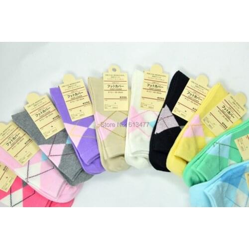 Warm comfortable cotton bamboo fiber girl womens socks ankle low female invisible color girl boy hosiery5pair=10pcs WS12