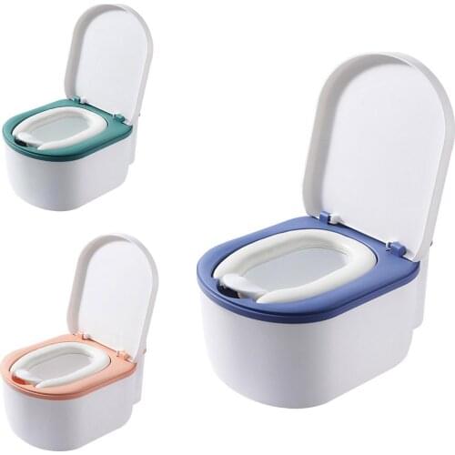 Outdoor Camping Toilet Stable Comfortable Close-stool Stink-pot Comfortable PVC PU Cushion Separate Urinal Design Travel Toilet