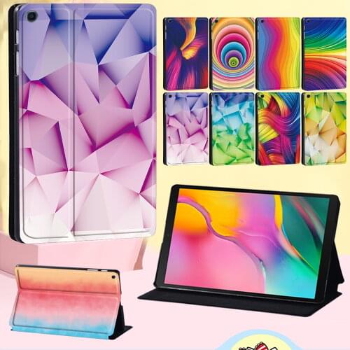Protective Case for Samsung Galaxy Tab A 8.0 9.7 10.1 10.5"/Tab E 9.6"/Tab S5e 10.5/Tab S6 Lite 10.4 Watercolor Flip Tablet Case