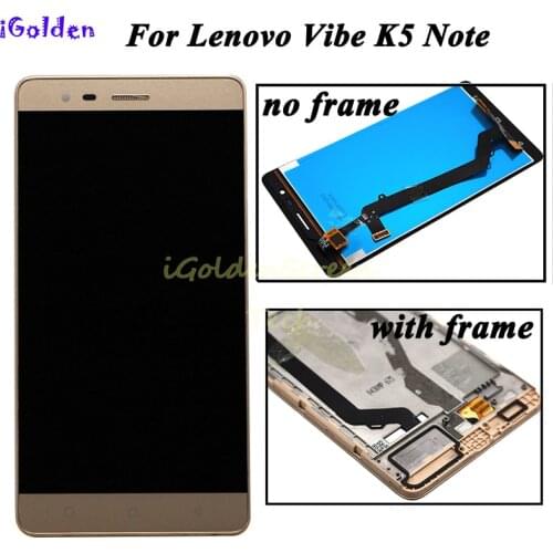 5.5" LCD For Lenovo Vibe K5 Note lcd Display Touch Screen with Frame For Lenovo K5 Note Display A7020 LCD Replacement
