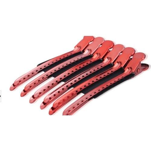 12PCS Hair Clips Metal Hairdressing Cutting Salon Styling Tools Section Hair Accessories