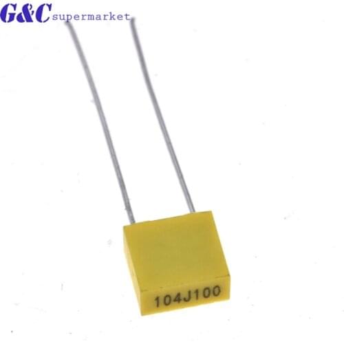 20PCS 100NJ100 correction capacitors 100V 100NF 0.1UF 5mm pitch capacitor diy electronics