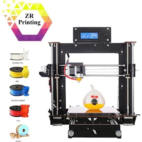 ZRPrinting CTC 3D DIY Printer Reprap Prusa Impresora MK8 i3 DIY Kit MK2A Heater Plate Resume Power Failure Printing