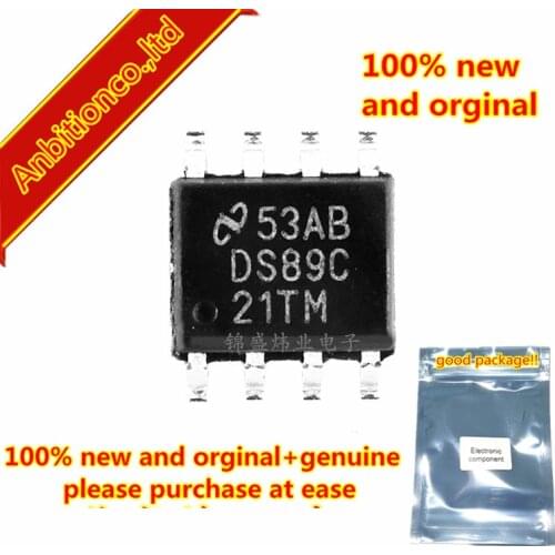 5pcs 100% new and orginal DS89C21TMX DS89C21TM SOP8 Differential CMOS Line Driver and Receiver Pair in stock