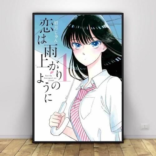 5D Diamond Full Square Drill Anime Painting Love Is Like After The Rain Picture Embroidery Mosaic Cross Stitch Wall Art Decor