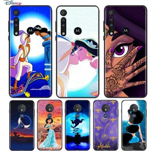 Aladdin Jasmine Princess For Motorola G9 G8 G Stylus Power One Fusion Hyper Edge E7 E6 5G Plus Play Lite Soft Phone Case