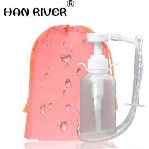 Anal Vaginal Douche Colonic Irrigation Enema Rectal Syringe Medical Washing Irrigator Device Female Sex Products Big 300ml Adult