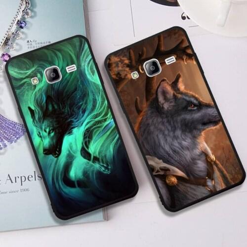 Wolf fantasy Phone Case Cover for Samsung J6 J7 J2 J5 prime J4 J7 J8 2016 2017 2018 DUO core neo M20