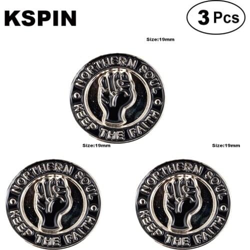 Northern Soul Lapel Pin Brooches Pins Flag badge Brooch Badges