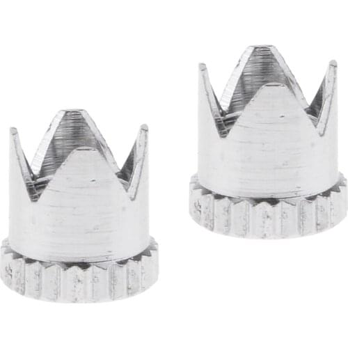 2pcs Brass Airbrush Crown Shape Cap Air Brush Accessories Parts