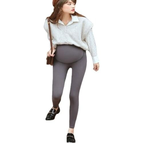 Pregnant Women Legging Spring Autumn Stretch Cotton Maternity Slim Pants Comfortable and Breathable Hold The Abdomen Trousers