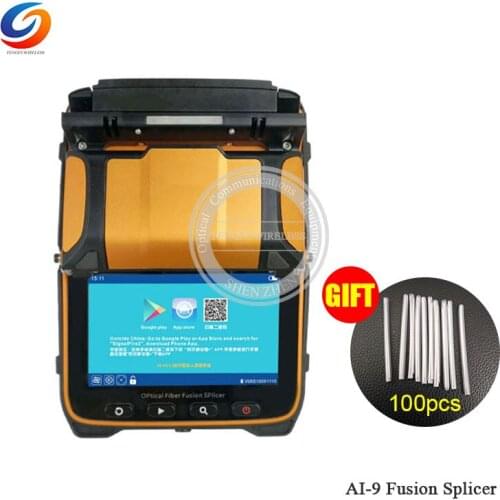 Hotsale AI-9 Automatic SM&MM Multi-language Intelligent FTTH Fiber Optic Splicing machine