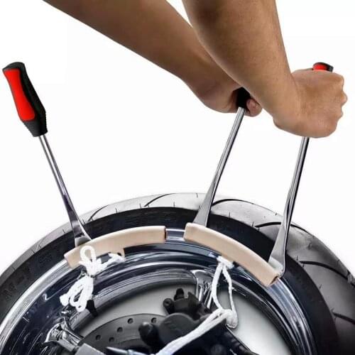 5 pieces of tire replacement tool combination tire removal installation kit tool motorcycle rim protective cover