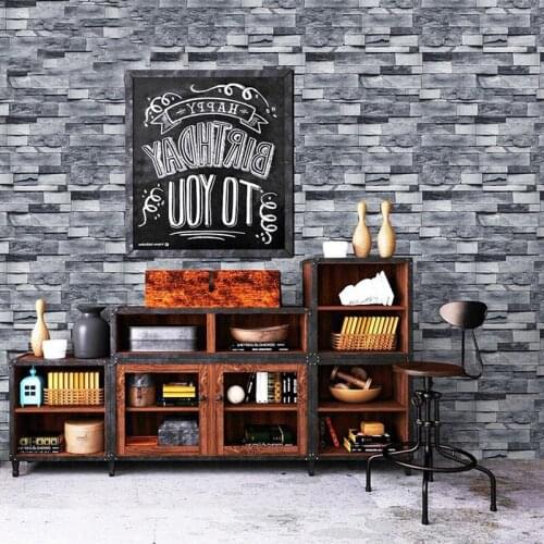3D Stereo Brick Pattern Wallpaper Imitation Thickened Self Adhesive Modern Wall Papers Home Decor Living Room Bedroom Stickers