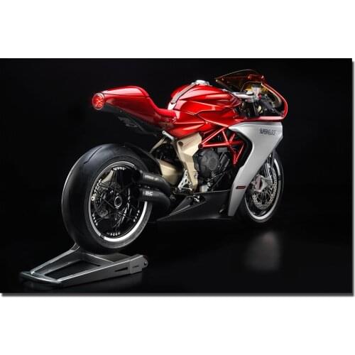 Agusta Superveloce 800 Motorbike Posters and Prints Wall Art Picture Canvas Art Paintings For Living Room Decor