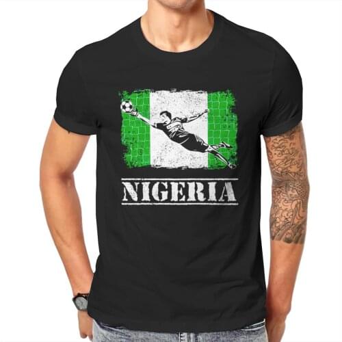 Men Nigeria Soccer Goalie Goal Keeper Shirt Anime Morocco Iran Novelty Classic O collar Tshirt