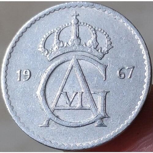 22mm Sweden ,100% Real Genuine Comemorative Coin,Original Collection