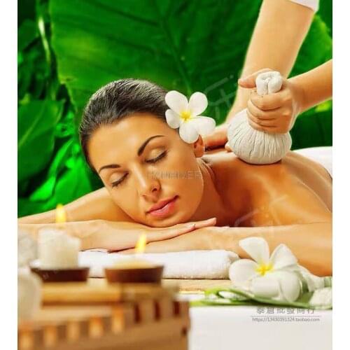 Thai ball big herbal bag herbal massage ball hot compress physical therapy of cervical vertebra waist ache 200 g