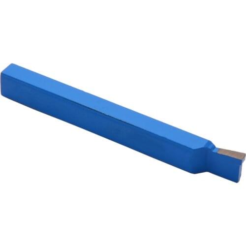 1pc 100mm Length Spiral Blue Carbide-Tipped Lathe Tool DIN4981 Alloy Insert Lathe Turning Tool 12x8mm