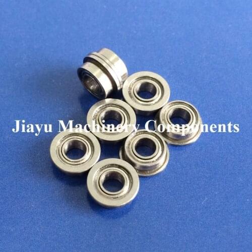 Free Shipping Via Express 500 PCS MF63ZZ Bearings 3x6x2.5 mm Flanged Ball Bearings