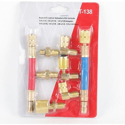 Air Conditioner Parts Home Air Conditioner Adapter Refrigeration Tool Auto Multifunction Fluorine Connector