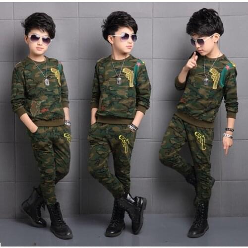 Kids Tracksuit Autumn Camouflage Boys Clothes Sets Children Clothing for Boys 4 6 8 10 12 13 Years Boy Sport Suits Spring 2020