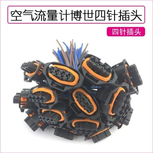 For Boshi four-wire plug connector intake pressure sensor oil sensor air flow meter plug four-pin plug high-quality accessories