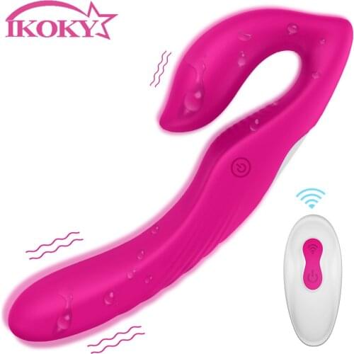 Double Vibrating Anal massager Lesbian Penetration Strap-on Dildos Toys Dildo Vibrator Sex Toys for Couples Strapless Strapon